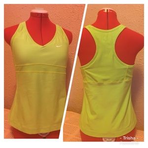 Nike Fit Dry racerback workout tank w/mesh venting
